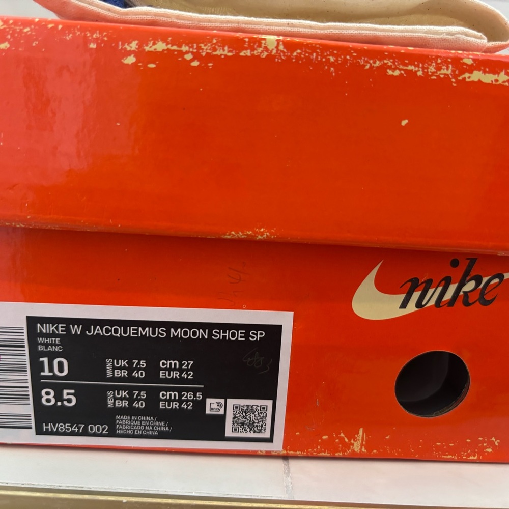 Nike Women's Jacquemus Off-White Low-Top Sneakers - Picture 3 of 9